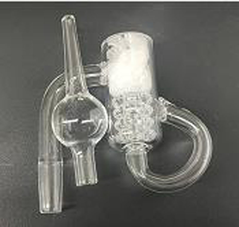 DPQBN023 hot style recycler quartz nail with  clear glass ball dia= 22mm