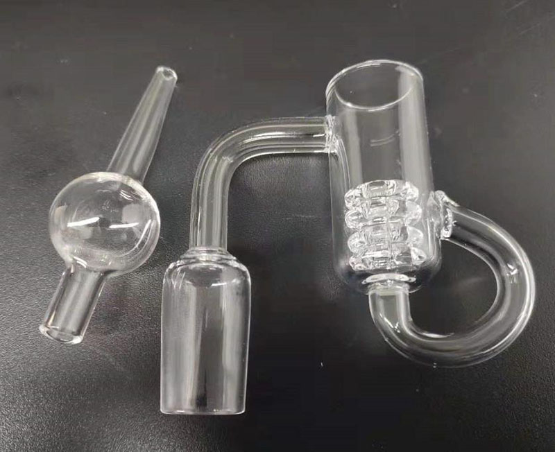 DPQBN023 hot style recycler quartz nail with  clear glass ball dia= 22mm