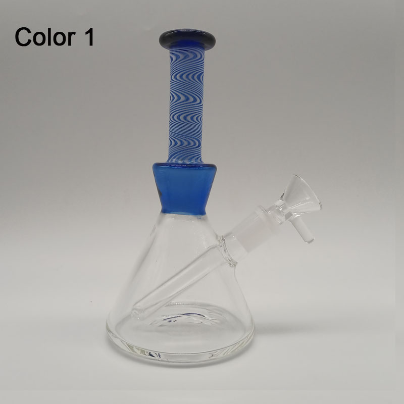 DPGWP023 6.3inch US colored glass bong, with 14mm female joint