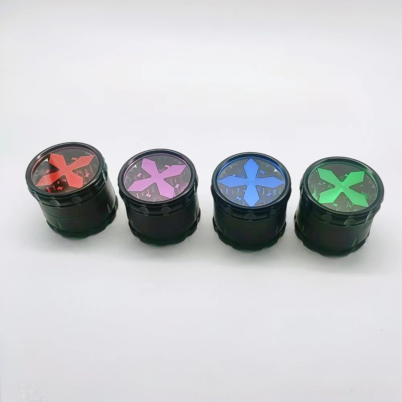 DPAG014 Four Layer Aluminum 2.5 Inch Different Color Herb Metal Grinder Wholesale