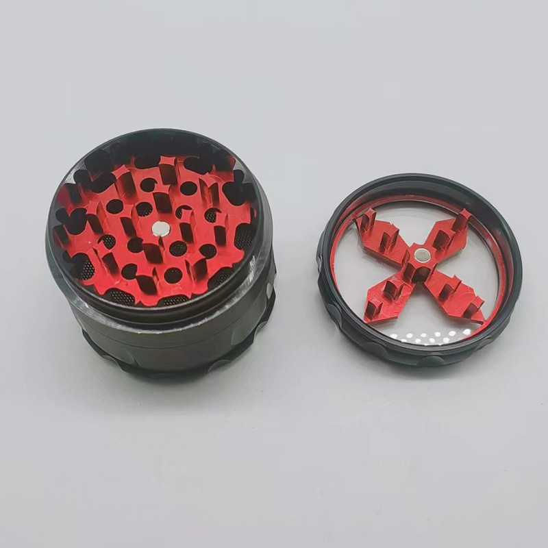DPAG014 Four Layer Aluminum 2.5 Inch Different Color Herb Metal Grinder Wholesale