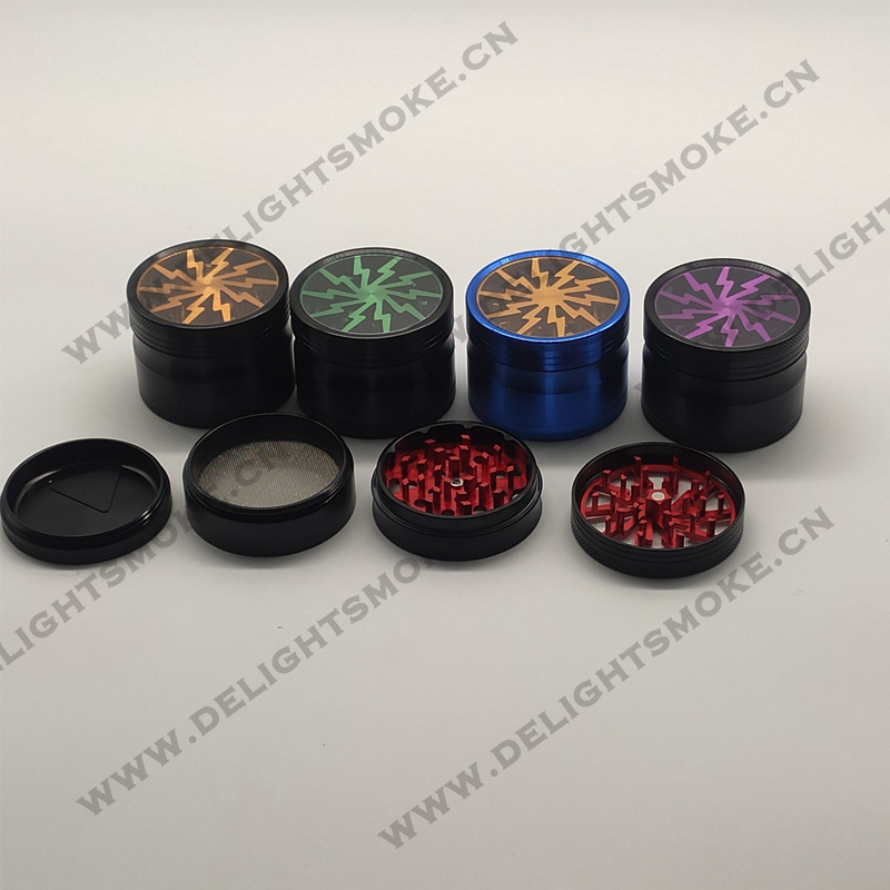 DPAG011 Hot Sale Different Color Available Superior 2.5 inch Aluminium Tobacco Herb Grinder