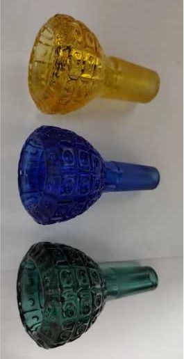 DPGB134 Colored Glass bowl with full colored joint