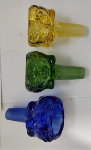 DPGB135 Colored Glass bowl with full colored joint