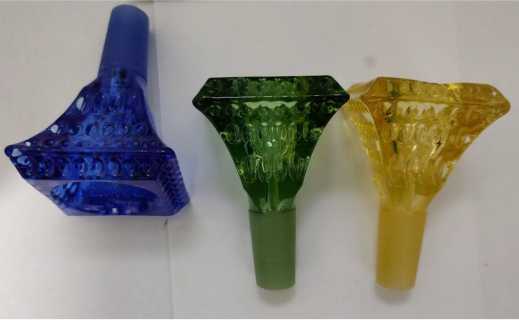 DPGB137 Colored Glass bowl with full colored joint