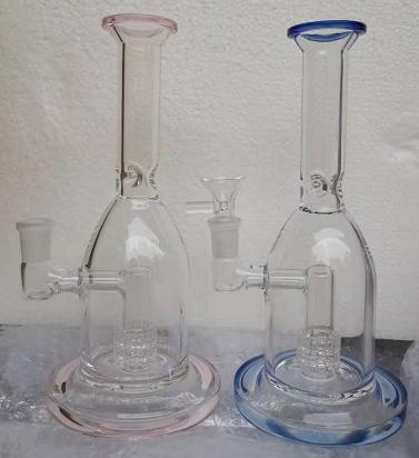 DPGWP013 Glass water pipe dab rig with 14mm funnel bowl