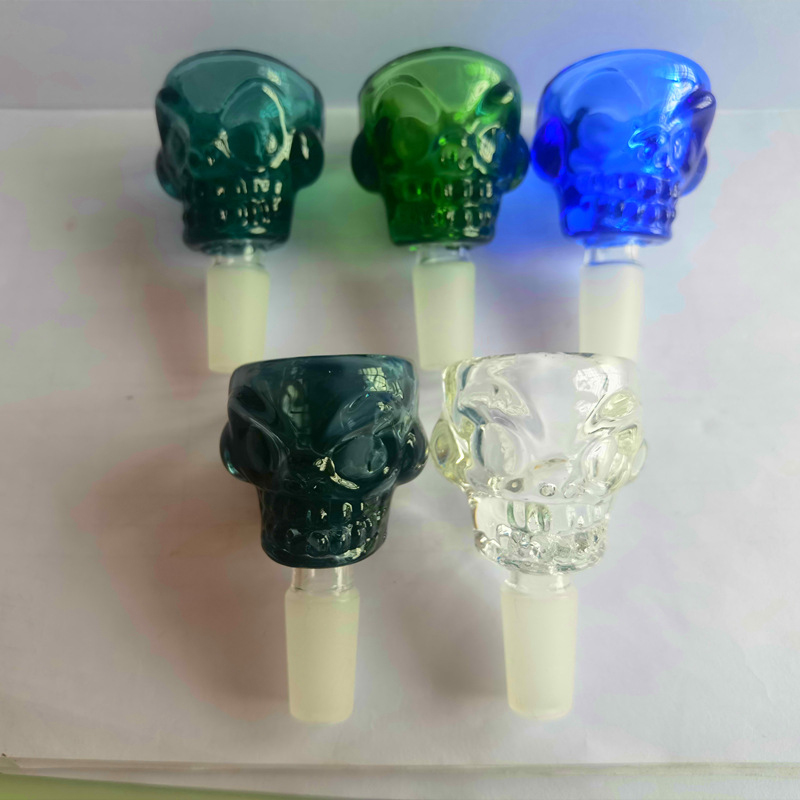 DPGB060 Colored skull Glass bowl