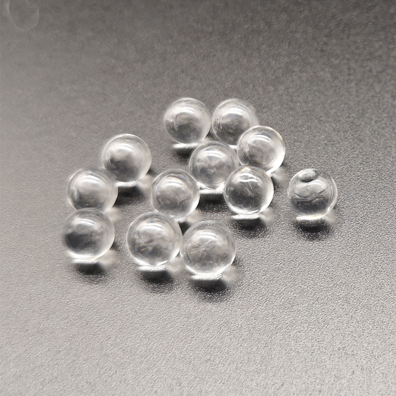 DPQBN016 clear  6mm 8mm terp pearl quartz bead