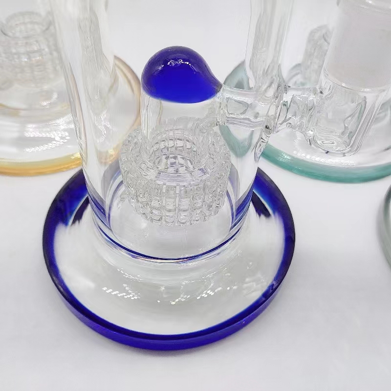 DPGWP012 Glass water pipe 8.6 Inch dab rig with 14mm funnel bowl