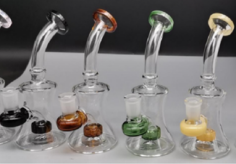 DPGWP006 Chinese colored  Mini Dab Rig  with 14mm funnel  bowl