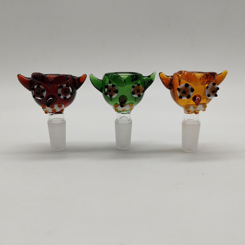 DPGB105 Owl Design Colorful Glass Bowl