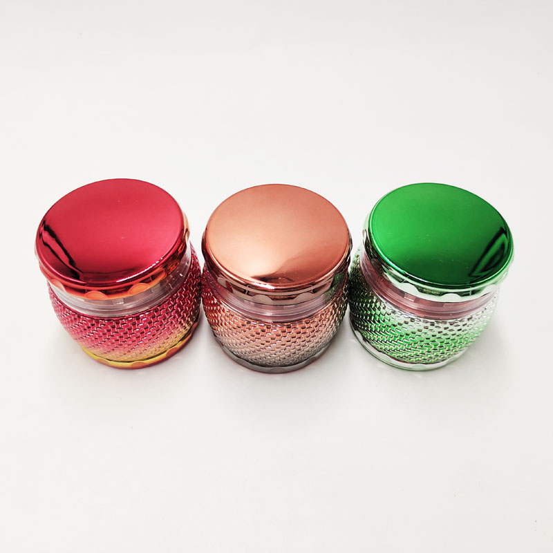 DPAG055 Dia. 70mm Colored Four Layers Resin Smoke Grinder