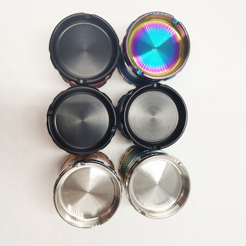 DPAG061 Dia. 60mm Different Color Four Layers Zinc Smoke Grinder