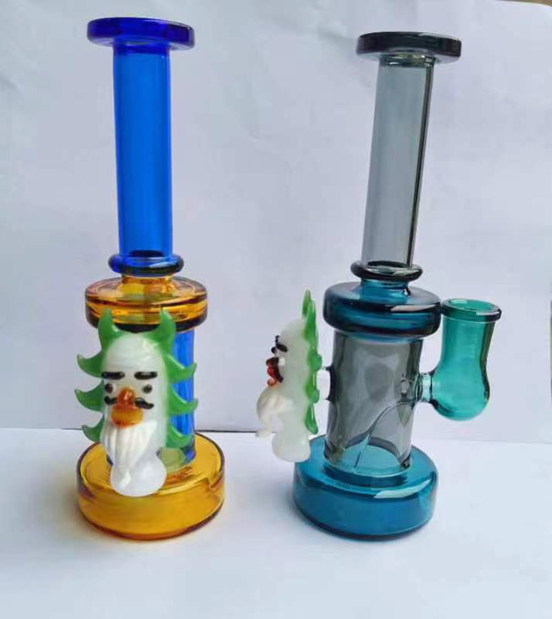 DPGWP064 6.7 iNCH Glass bong with 14mm funnel bowl